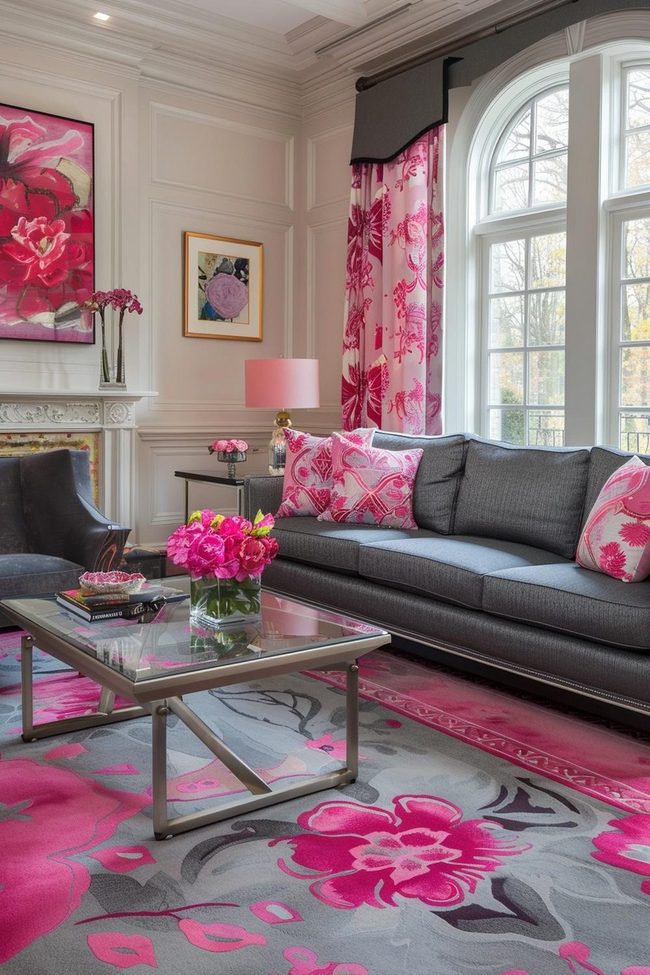 Blush Pink Meets Brass Accents