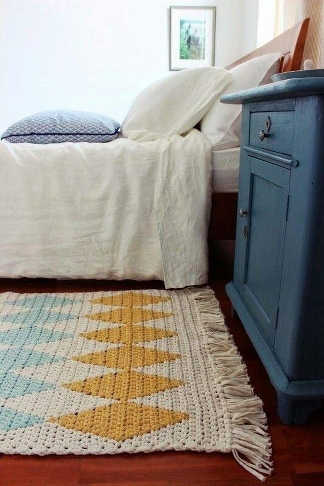 Warm Wood Meets Soft Blue Simplicity