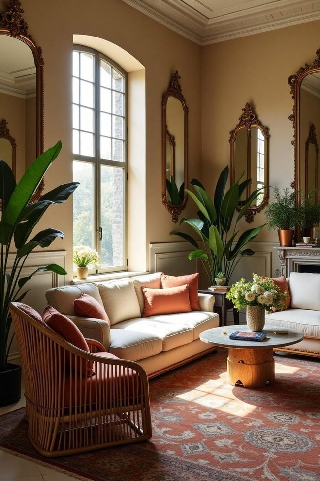 Woven Rattan Meets Modern Comfort