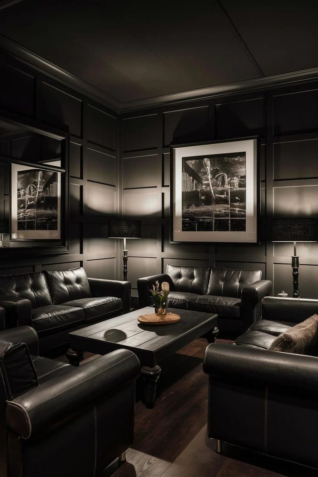 Black And Gray Layered Textures