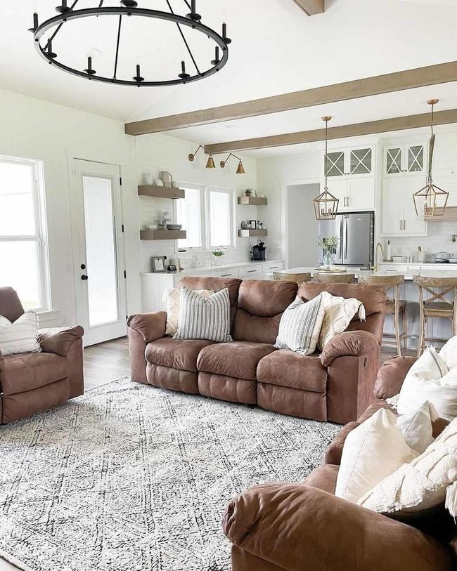 Exposed Beams Meet Iron Charm