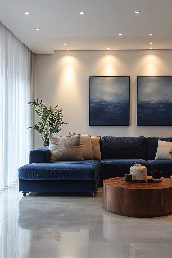 Sculptural Forms Meet Contemporary Canvas