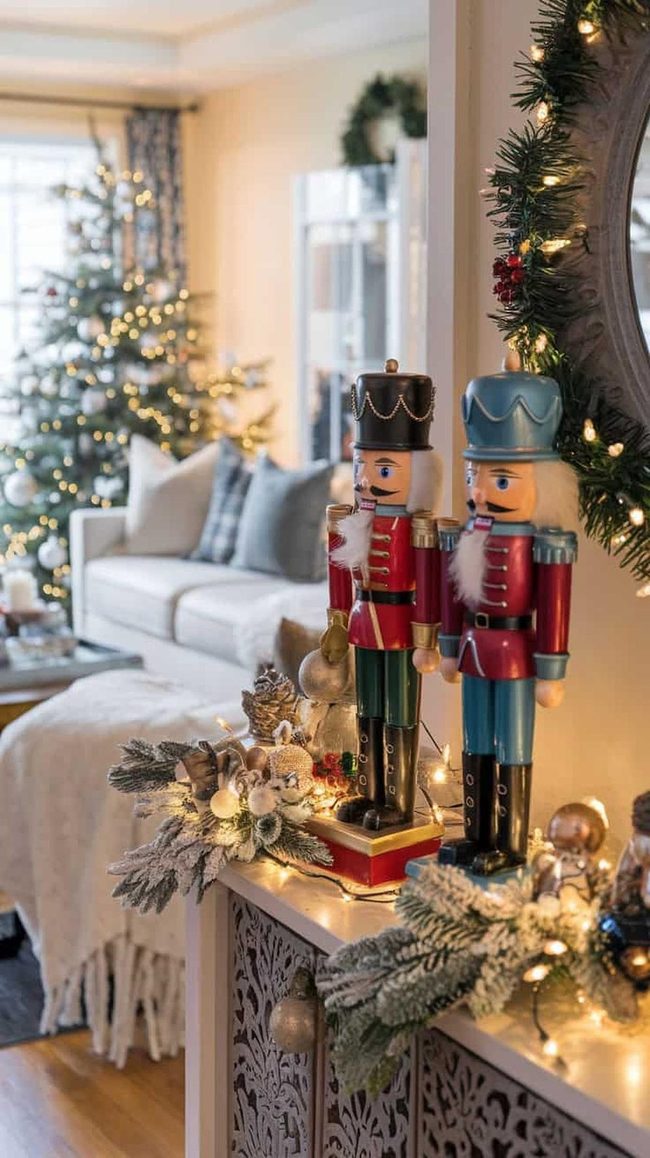 Colorful Nutcracker Collection Display