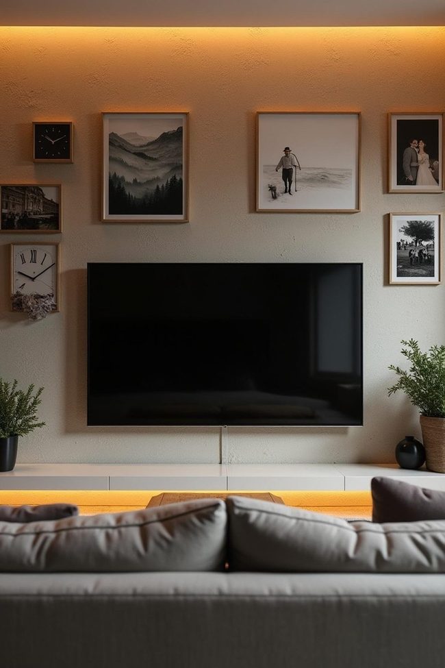 Industrial Matte Steel Maple Tv Console