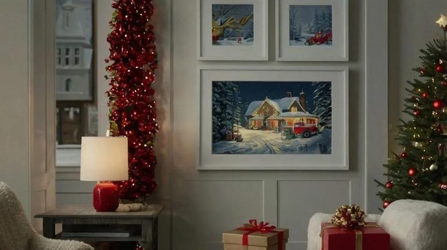 Festive Prints And Framed Ornaments