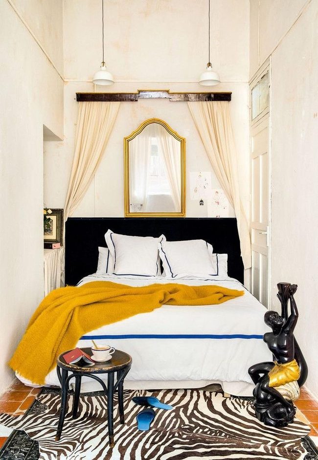 Black And Yellow Bedroom Statement