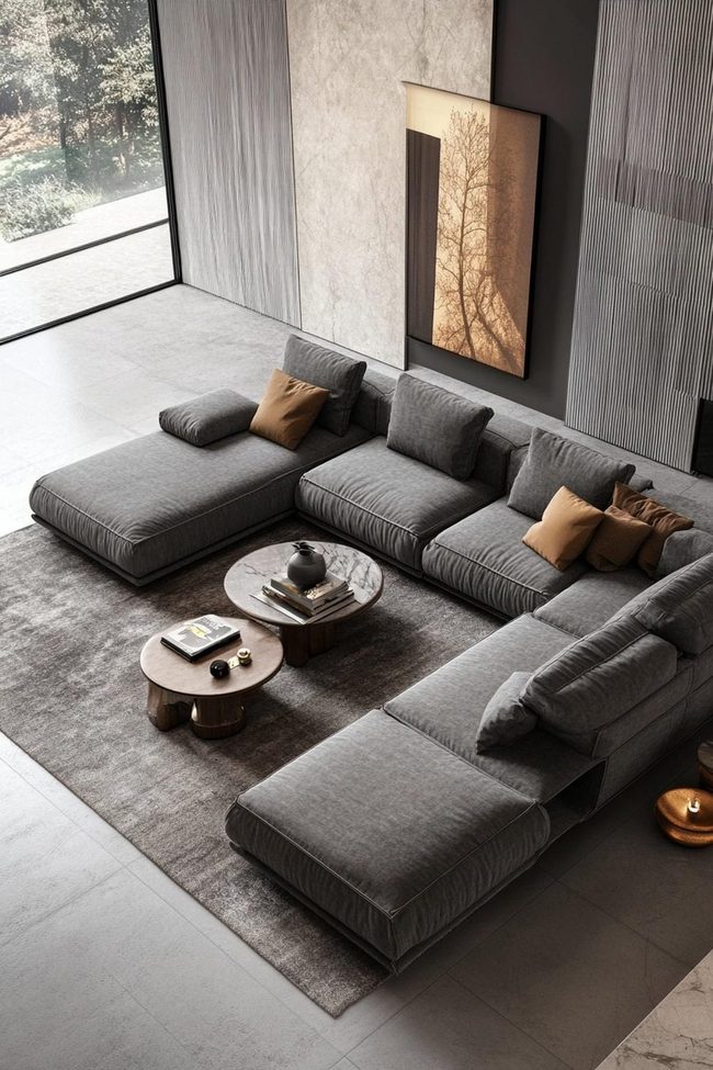 Flexible Corner Seating Configuration
