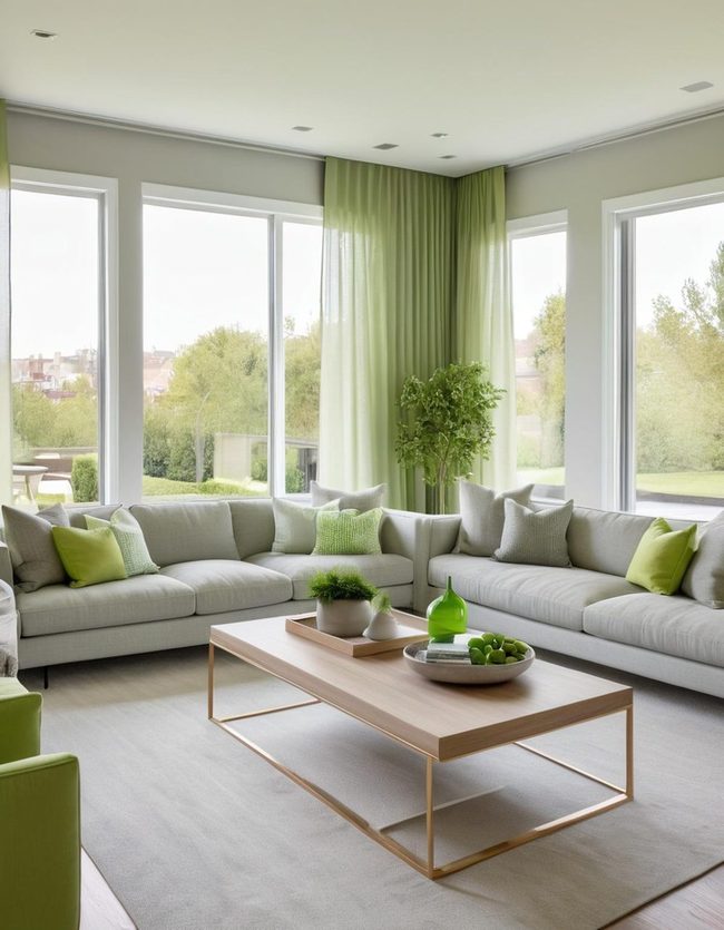 Grey and Pistachio Openness