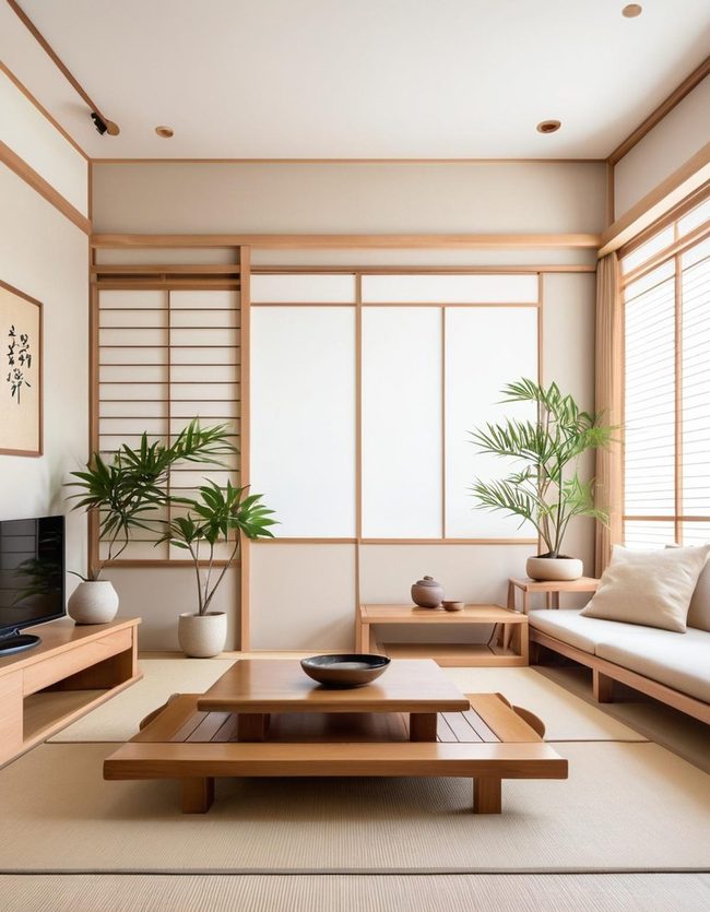 Clean Lines, Rustic Materials, Japanese Minimalism