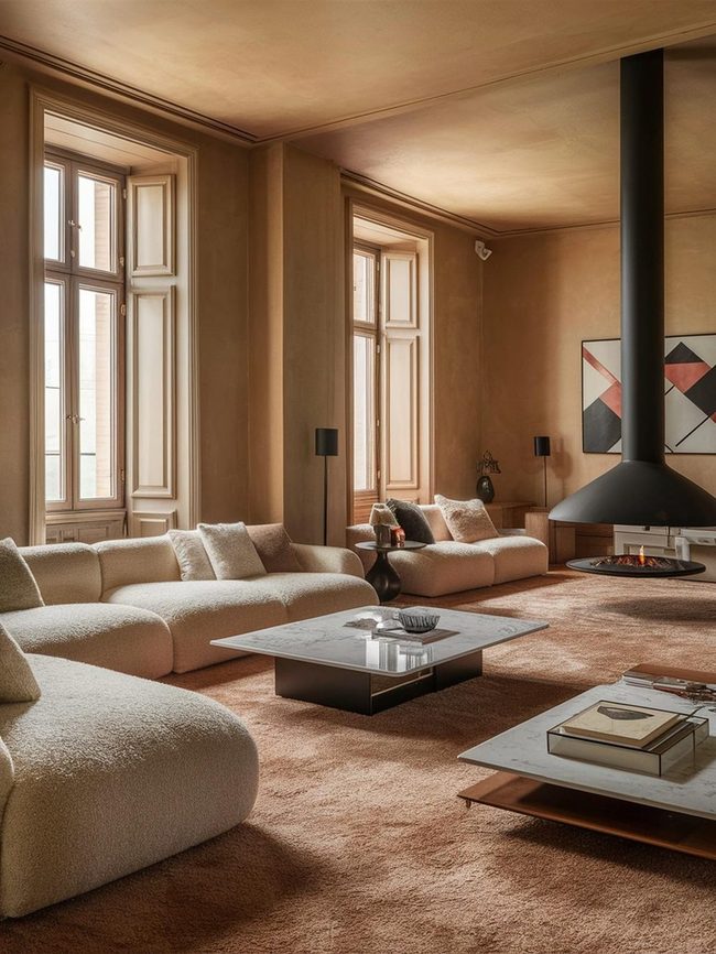 Soft Neutrals Contemporary Living