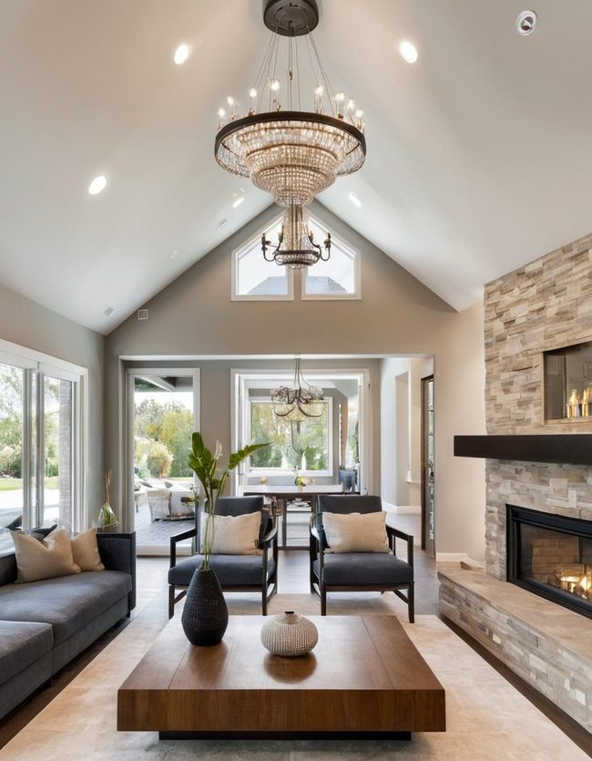 Open Floor Statement Chandelier