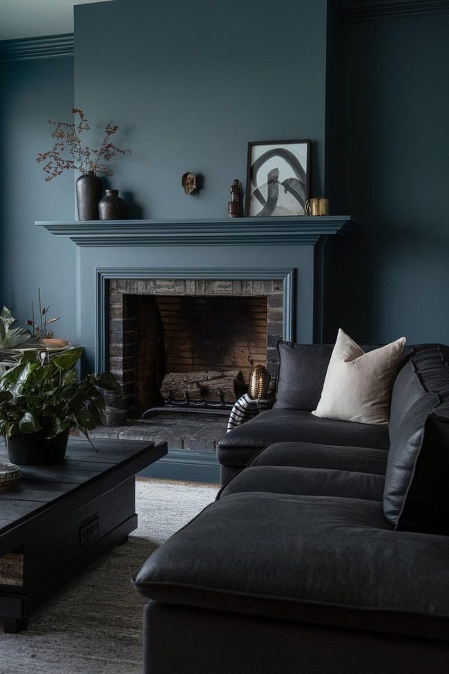 Dark Floral Patterns For Moody Rooms