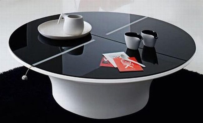 Black And White Coffee Table Statement