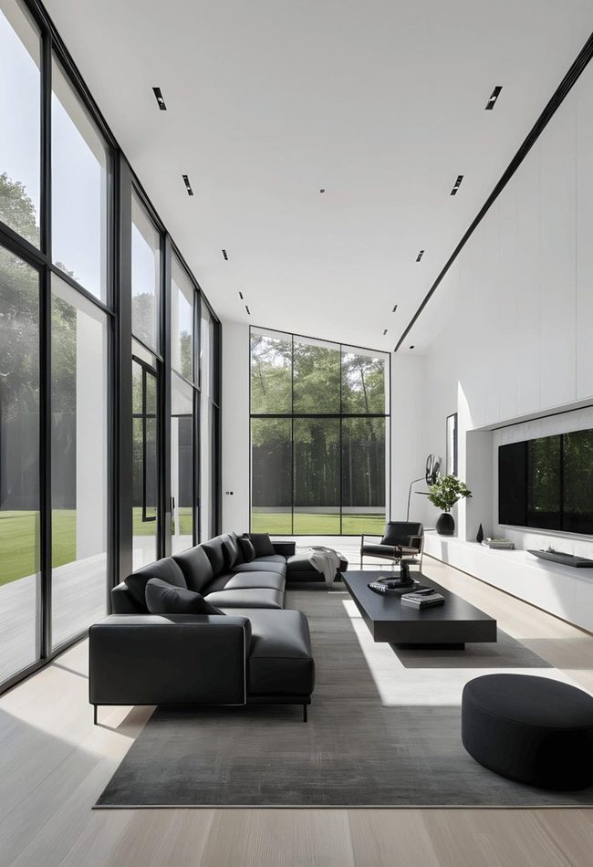 Black And White Architectural Simplicity
