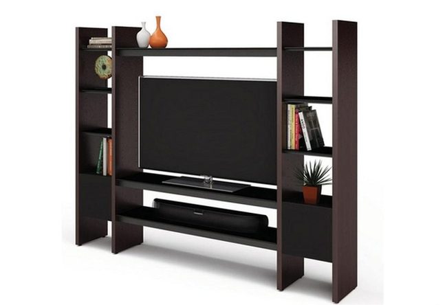 Deep Espresso Wood Television Display