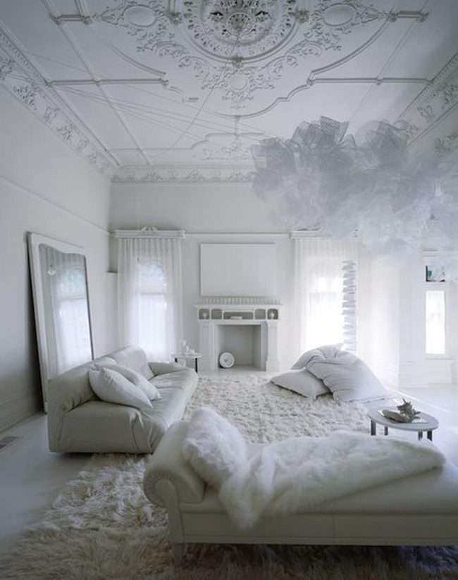 Cloud Chandelier Steals The Show