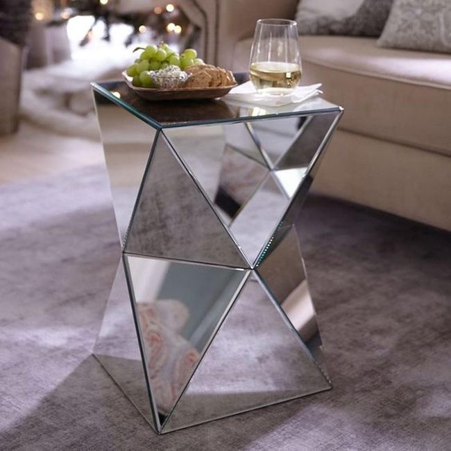 Glass Tables Meet Beige Comfort