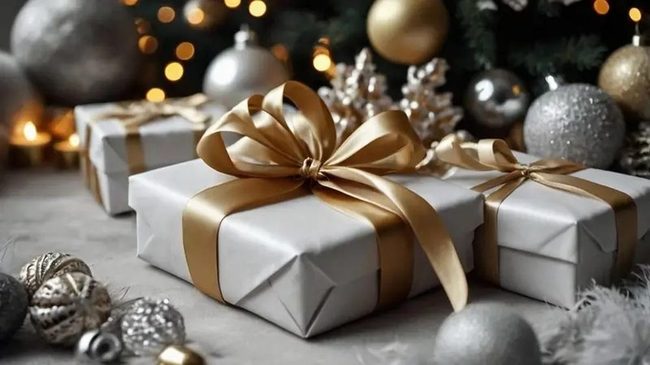 White And Gold Luxury Tree