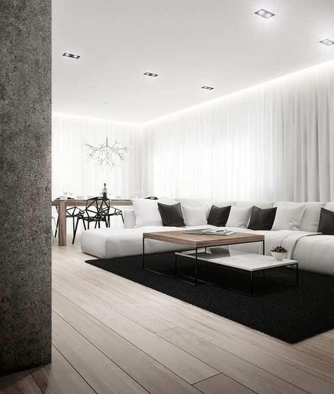 Branch Chandeliers Above White Minimalism