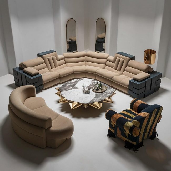 Statement Sofa Steals The Room