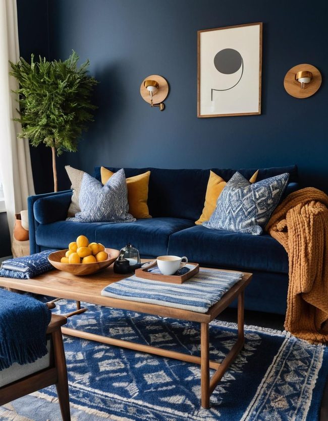 Deep Blue Velvet Retreat