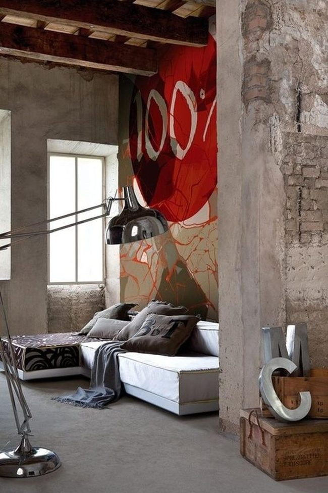 Red And Orange Brick Statement