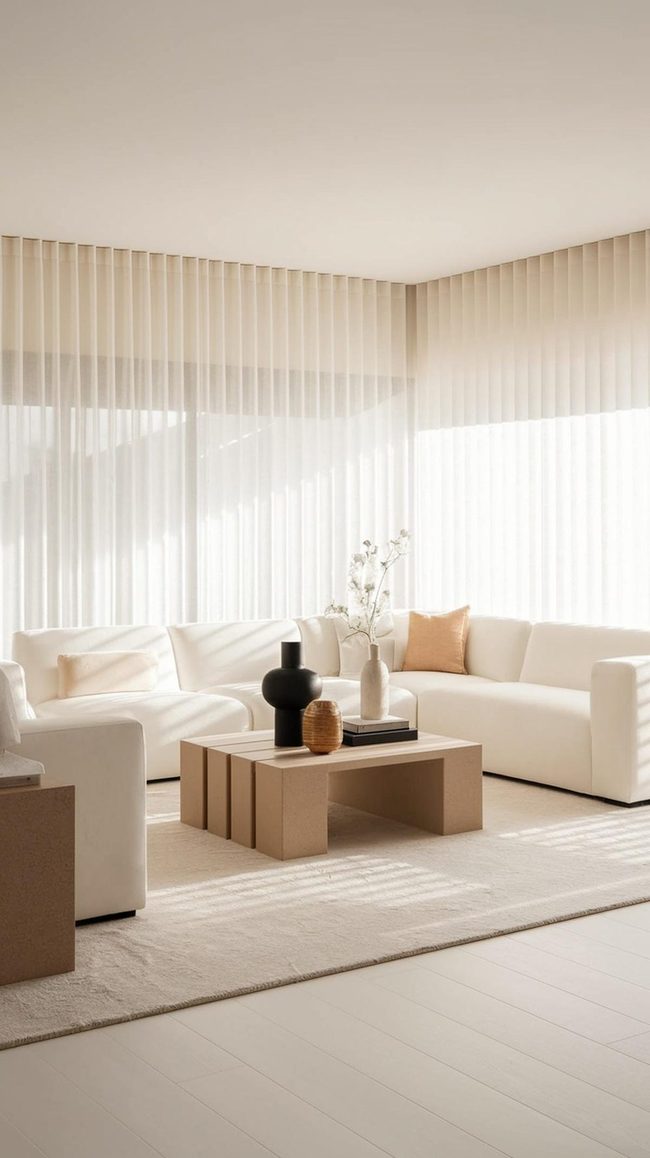 White Sofa With Gold Velvet Accents