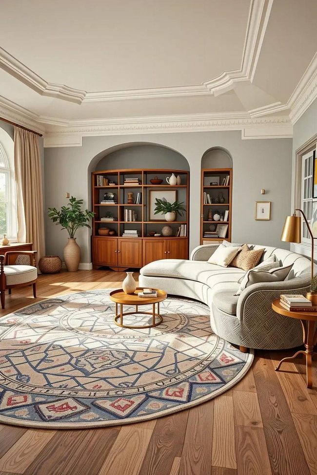 Curved Furniture Delicate Geometry