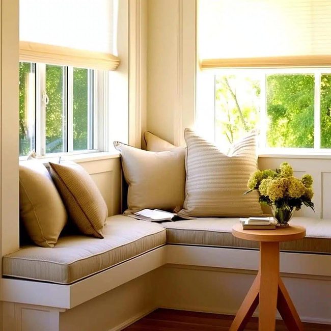 Corner Bench Perfect For Reading Nooks