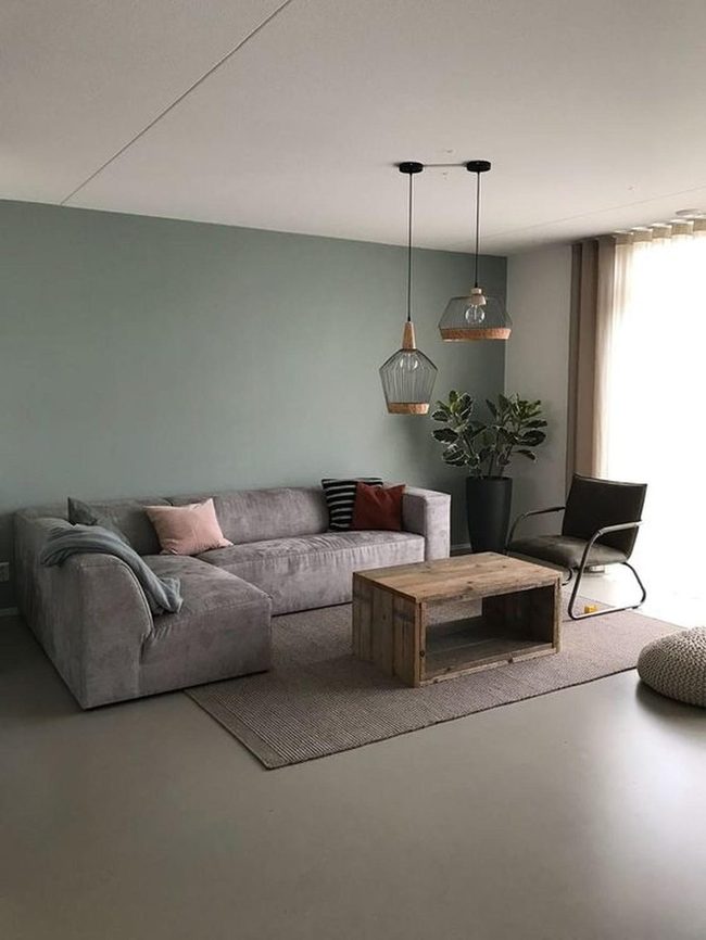 Glass Pendants Over Wood Table