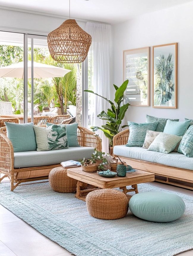 Seafoam and Driftwood Living