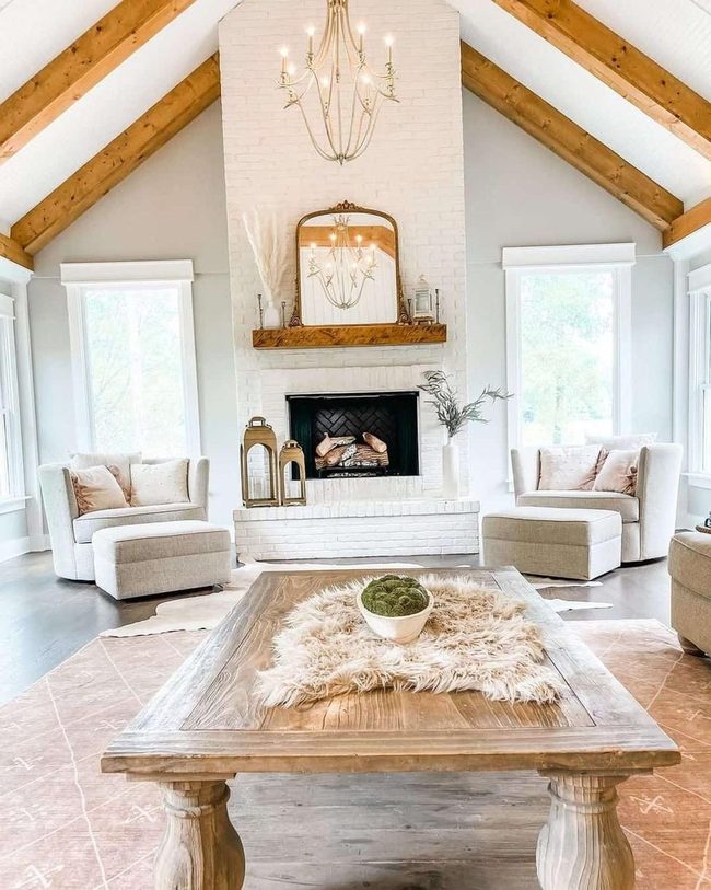 Coral Rug Anchors Brick And Light