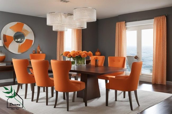 Walnut And Terra Cotta Accents