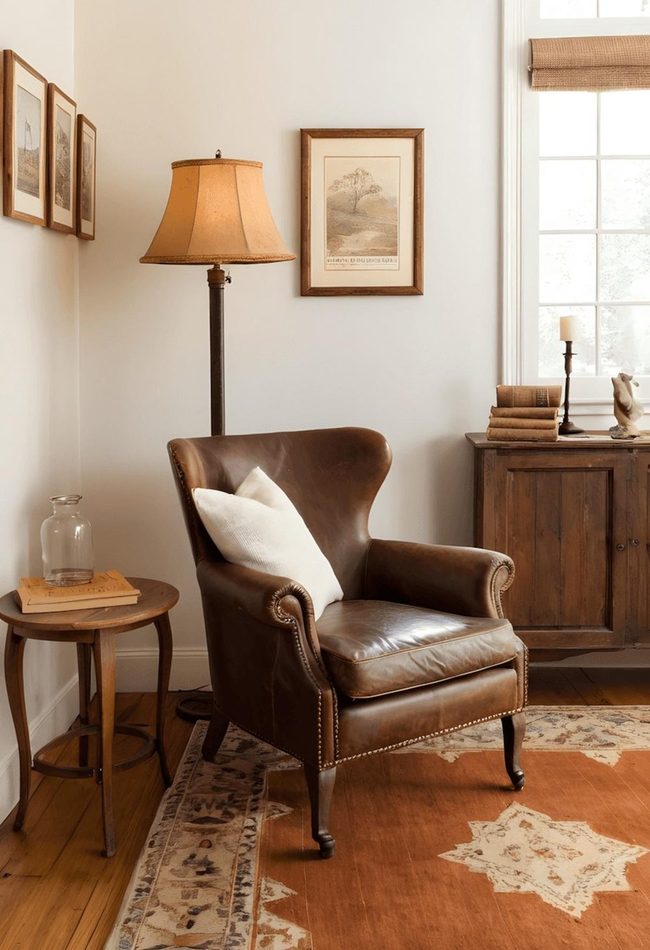 Burnt Orange Throws Layer Depth