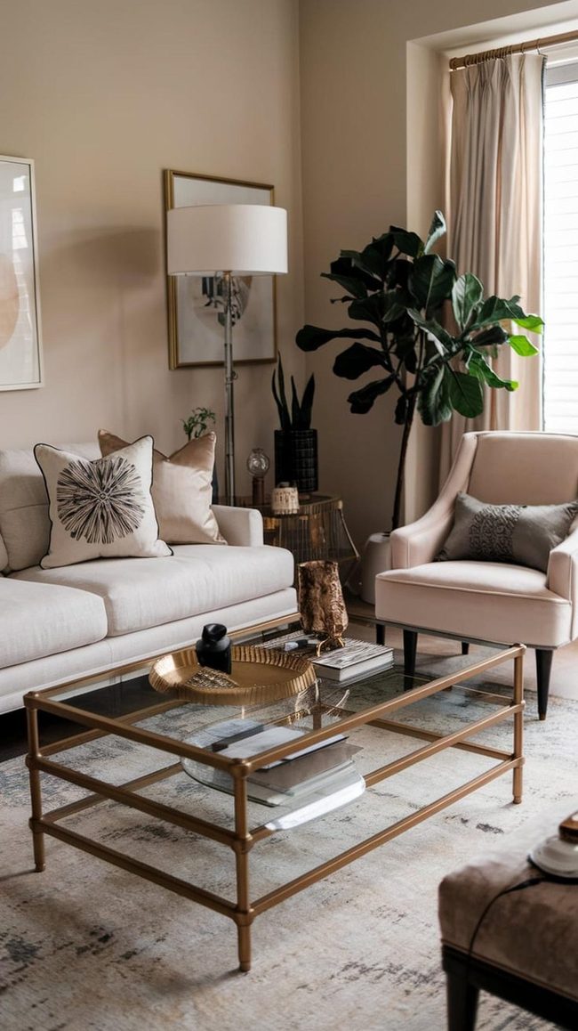 Understated Cushioned Coffee Table