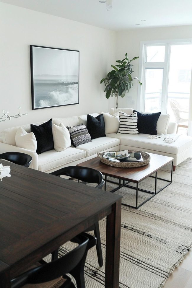 Neutral Gray Spaces With Natural Wood