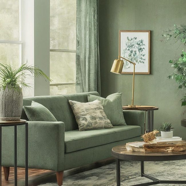 Sage Green And Grey Living Room Palette