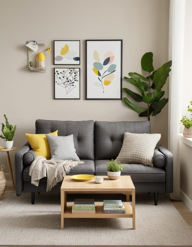 Grey Sofa, Highest Storage