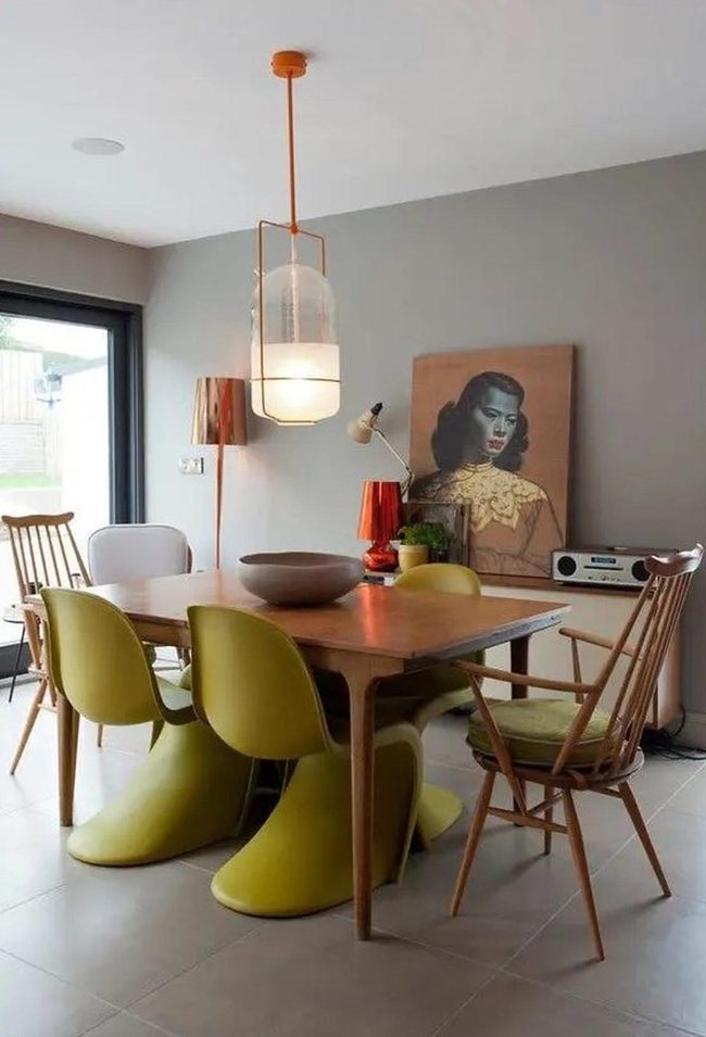 Yellow Curved Chairs Command Attention