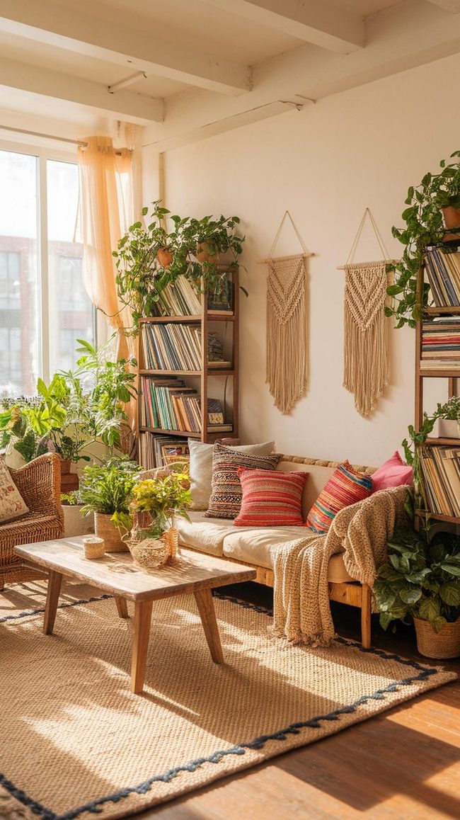Woven Layers Mixed Furniture Bohemian Living