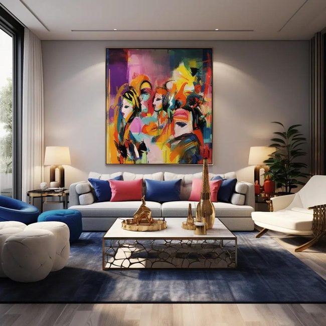 Neutral Walls, Colorful Accents