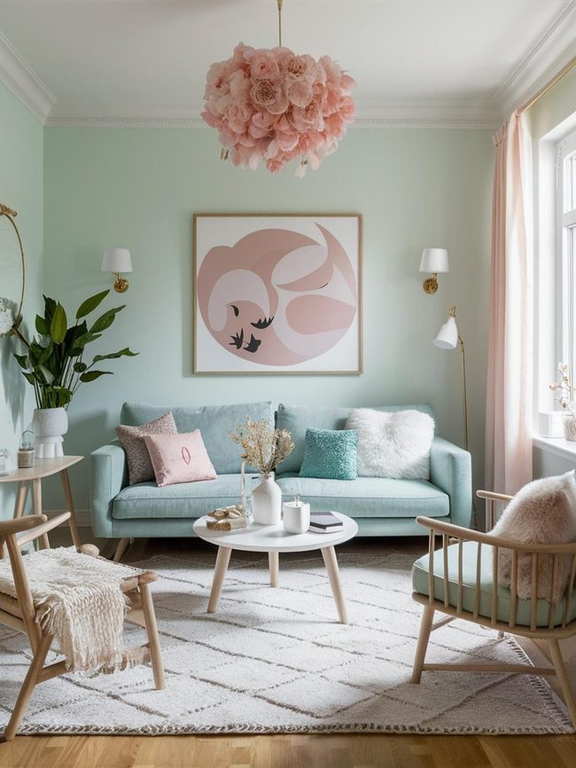 Pale Pastels Calm Living
