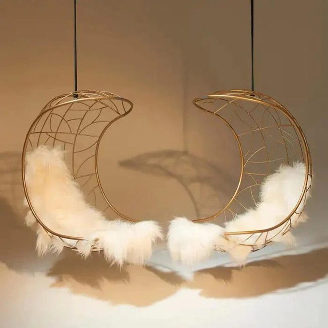 Curved Crescent Chair Statement