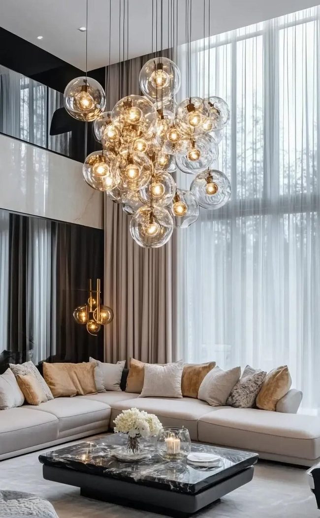 Crystal Pendant Glow Reflection Luxury