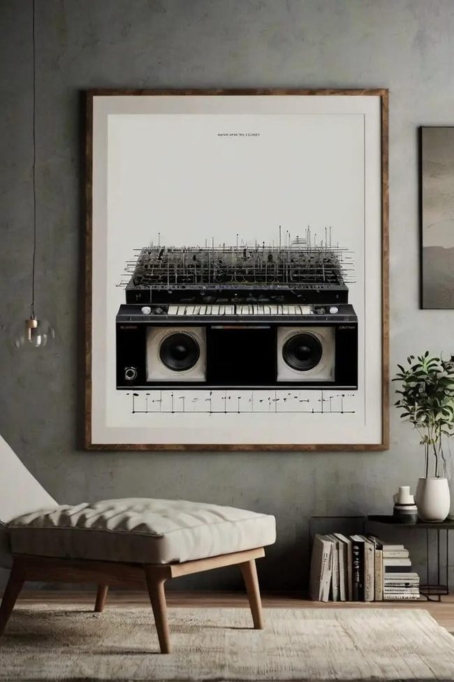 Custom Voice Frequency Wall Art