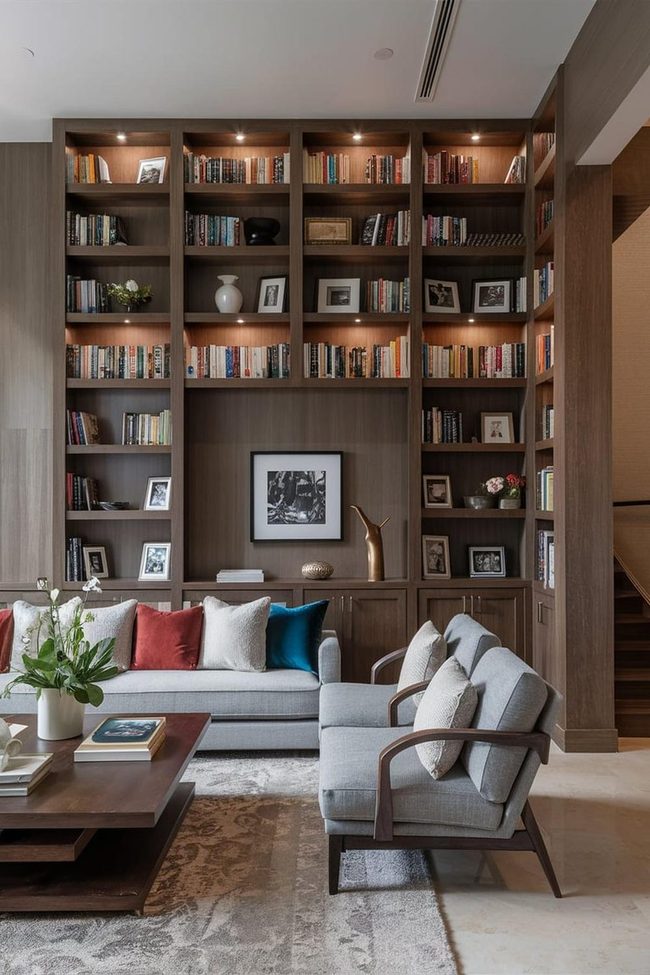 Bookshelves That Divide And Store