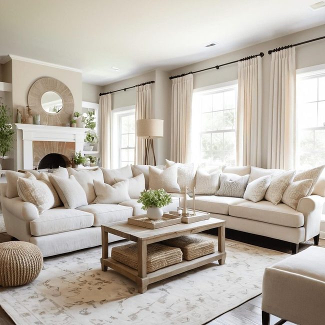 Striped Chairs Meet Patterned Cushions