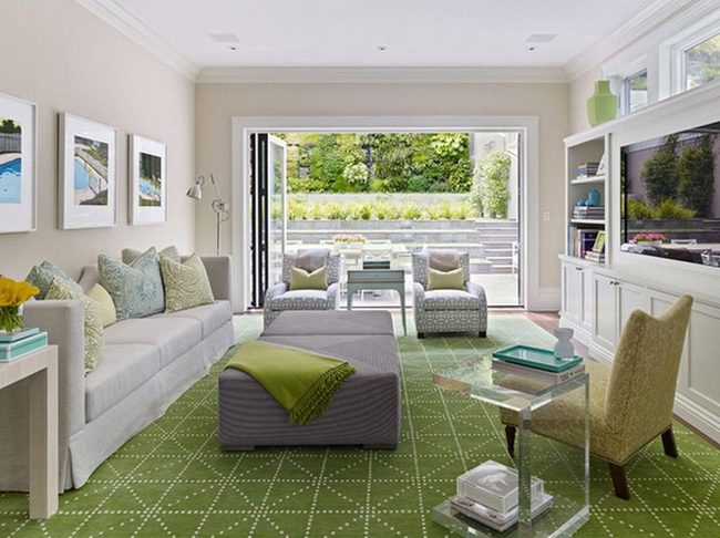 Green Windows, White Walls, Nature Inside