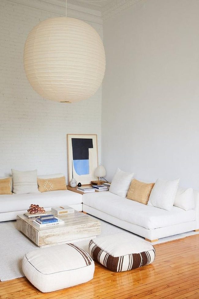 Round Paper Lantern Soft Living Space