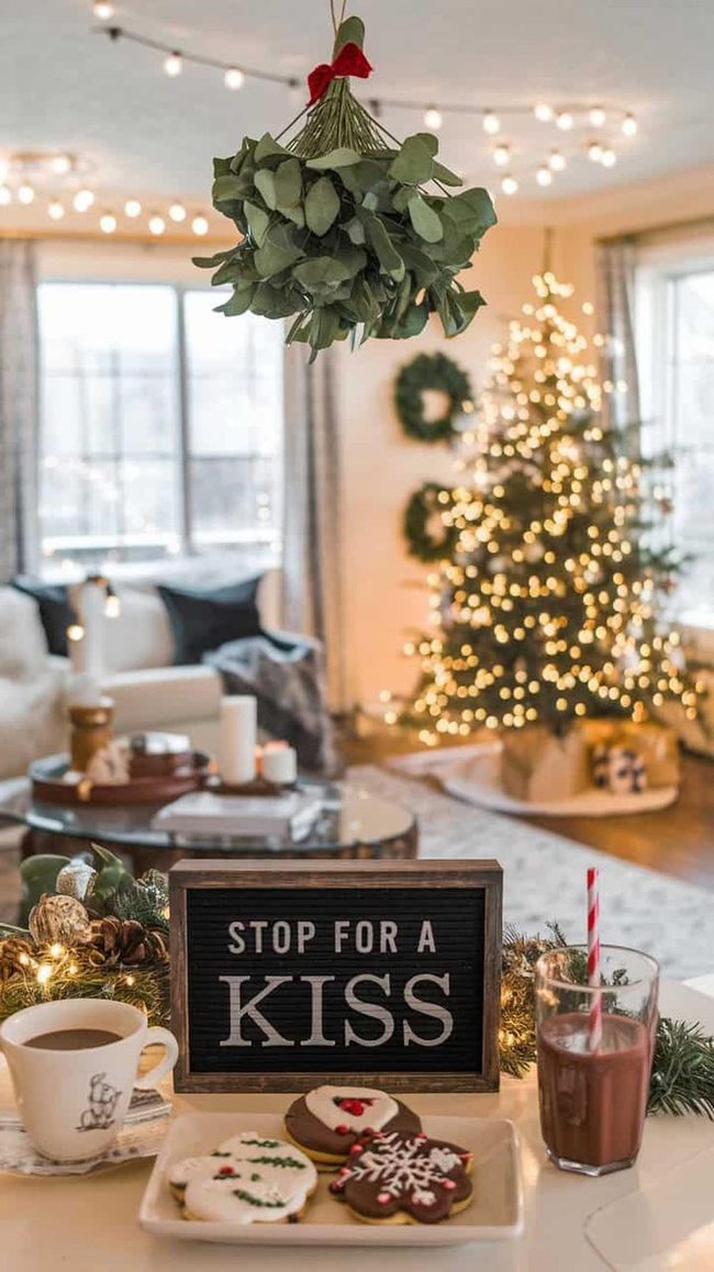 Mistletoe Kisses Gathering Station